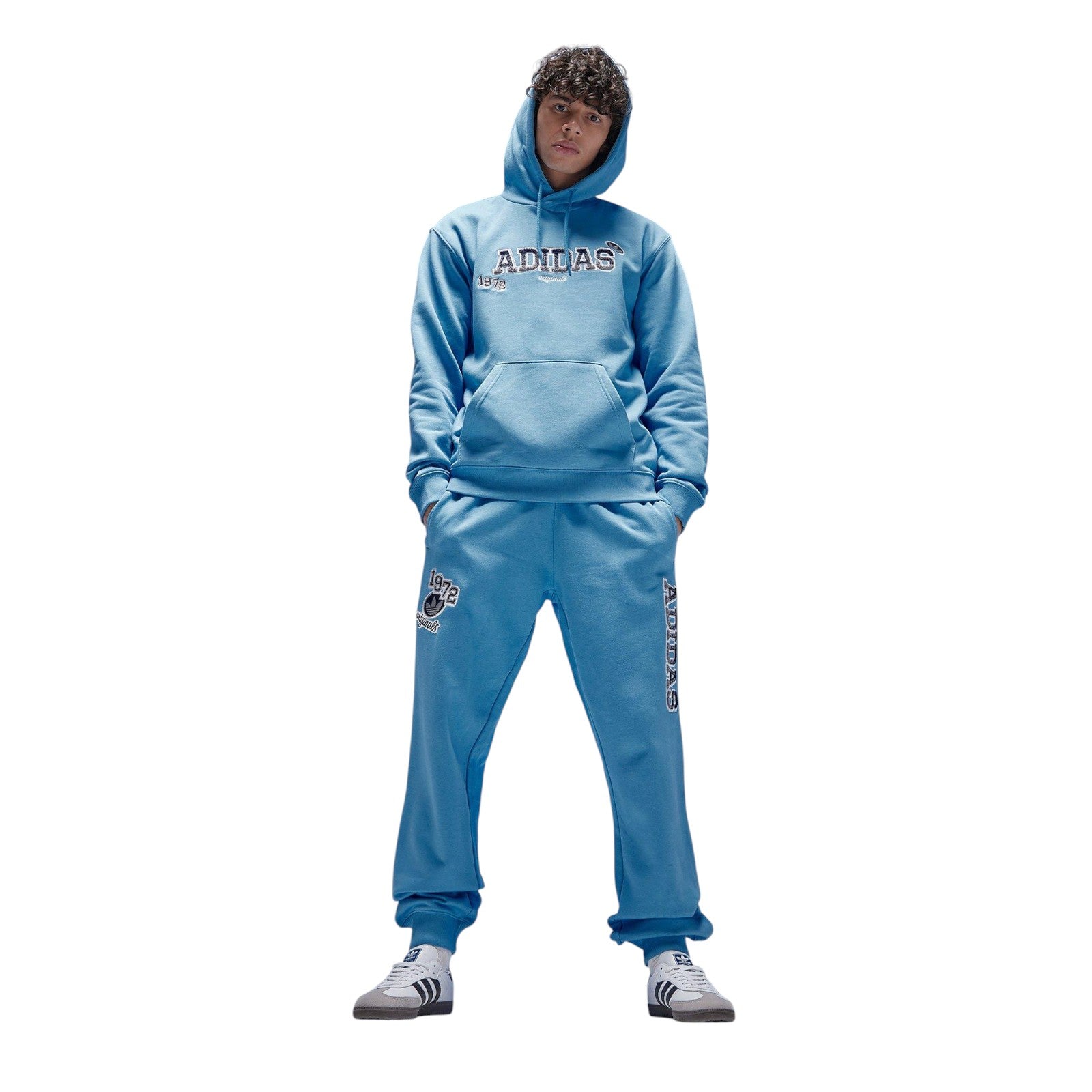 adidas Originals HD Graphic Badge Hoodie - Blue