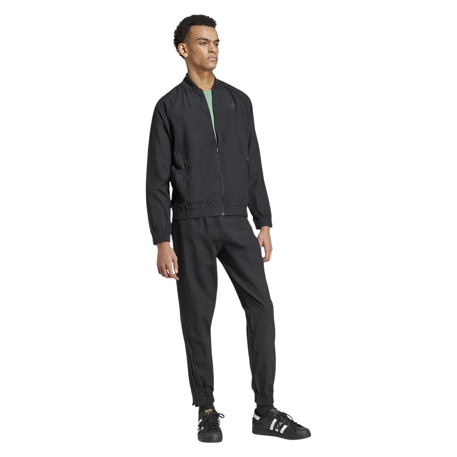 adidas Originals Woven SST Superstar Track Top - Black