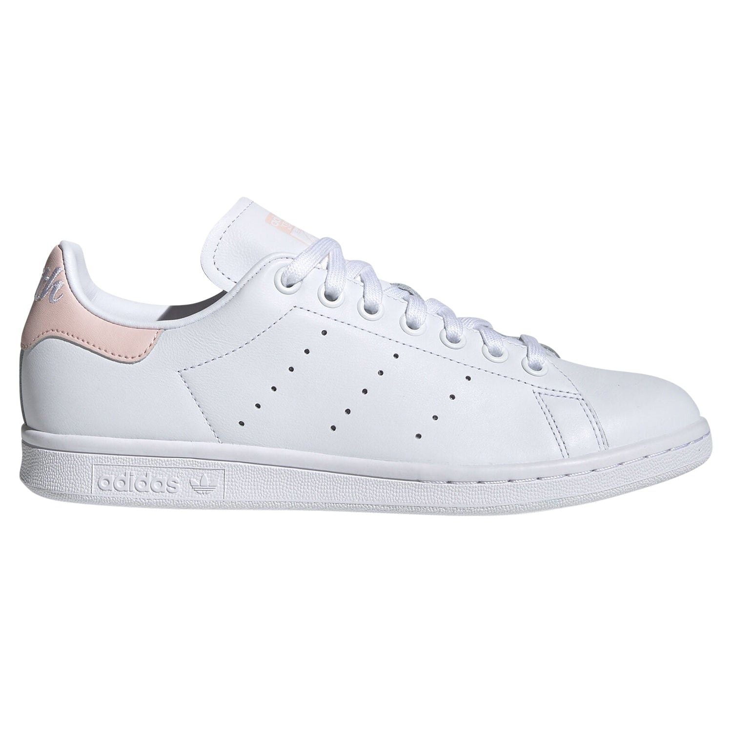 adidas Originals Womens Stan Smith Shoes - Cloud White / Icey Pink - ViaductClothing - -