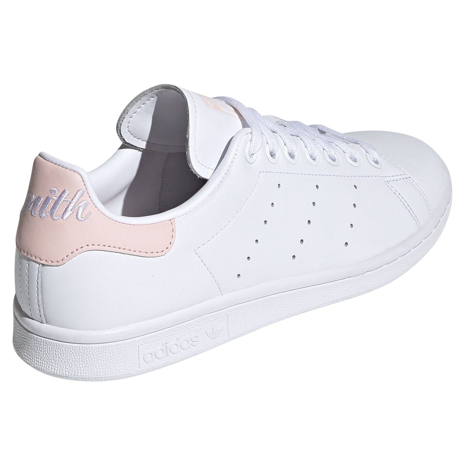 adidas Originals Womens Stan Smith Shoes - Cloud White / Icey Pink - ViaductClothing - -