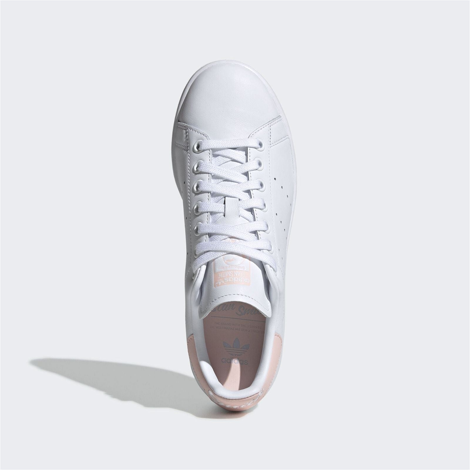 adidas Originals Womens Stan Smith Shoes - Cloud White / Icey Pink - ViaductClothing - -