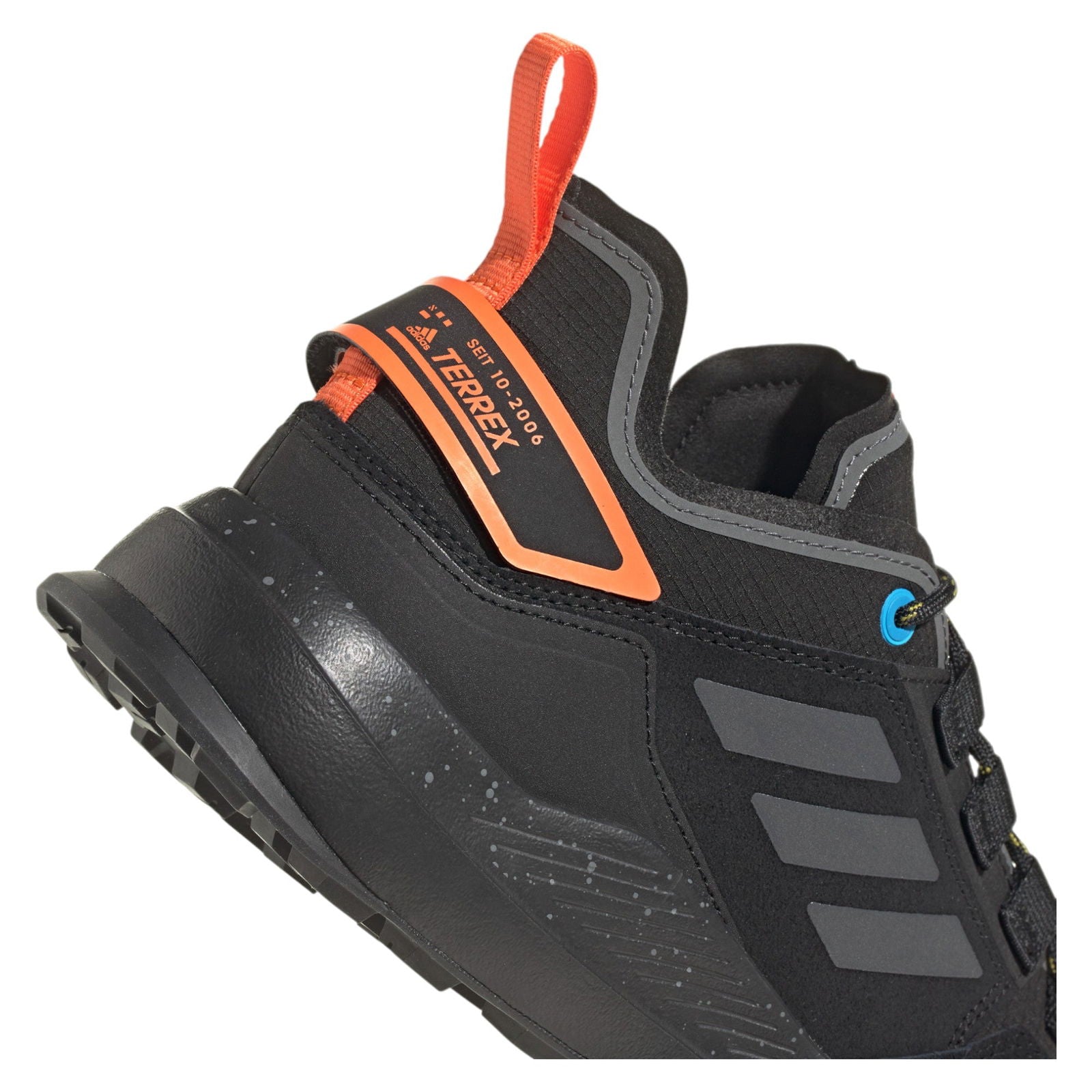 adidas Terrex Hikster Hiking Shoes - Core Black / Grey Five / Impact Orange - ViaductClothing - -