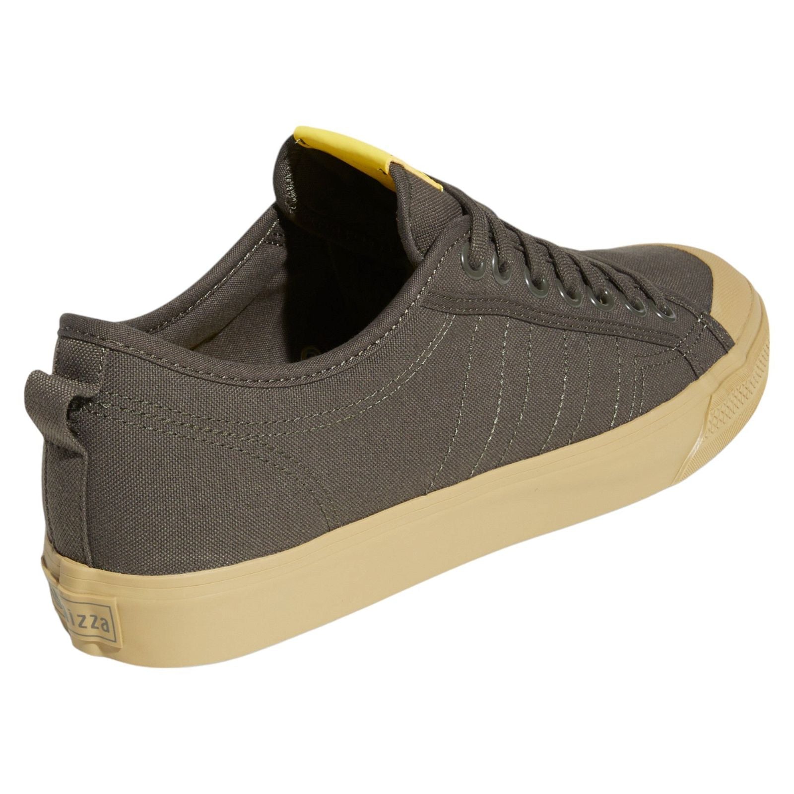 adidas Originals Nizza Skateboarding Shoes - Shadow Olive / Impact Yellow - ViaductClothing - -