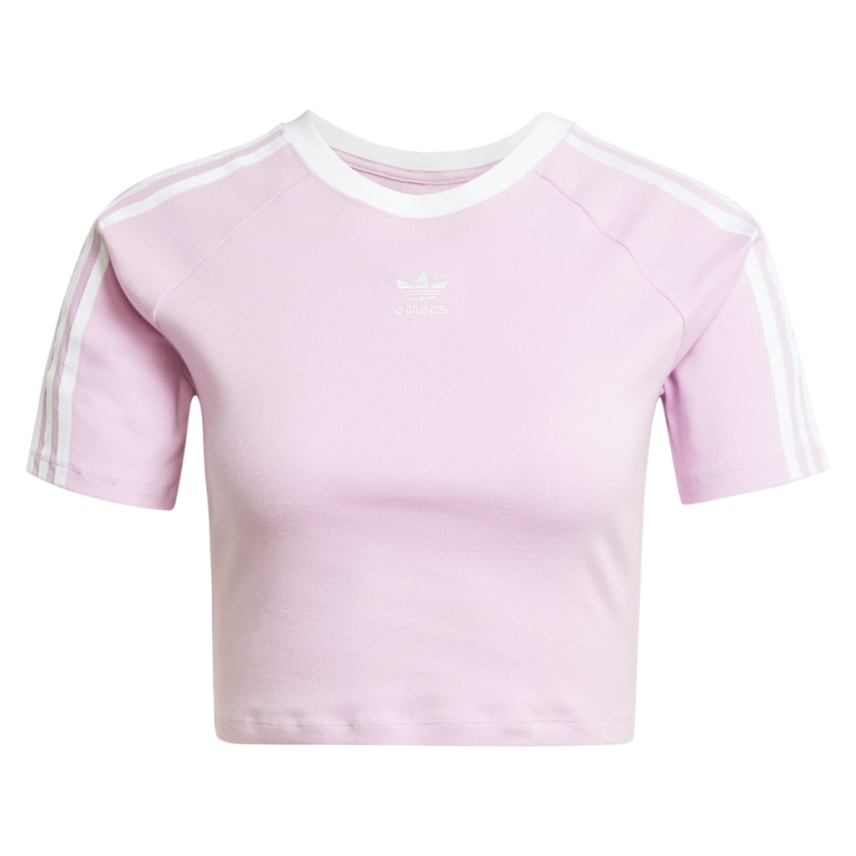 adidas Originals Women's 3-Stripes Baby Tee - Pink