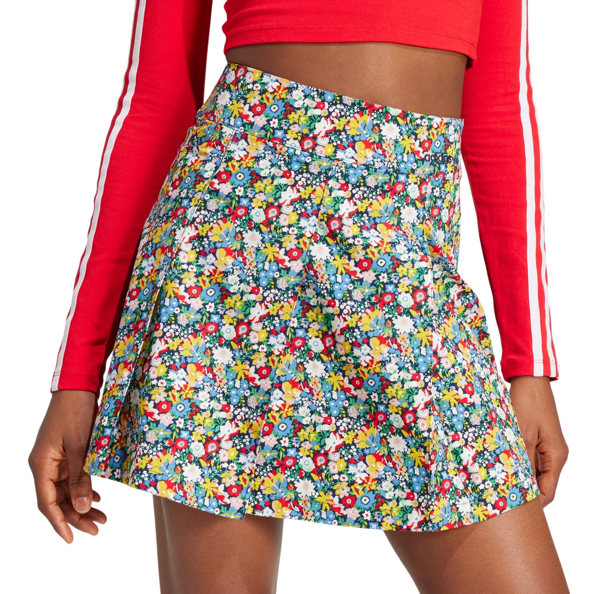 adidas Originals x Liberty London Pleated Floral Skirt - Multi