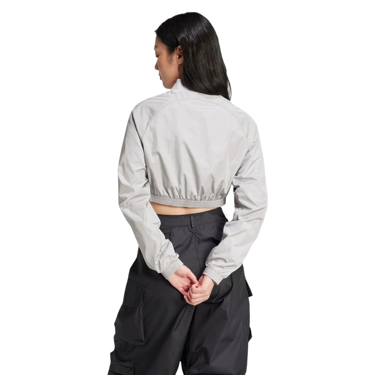adidas Originals Adicolor Teamgeist Cropped Track Top - Grey Two