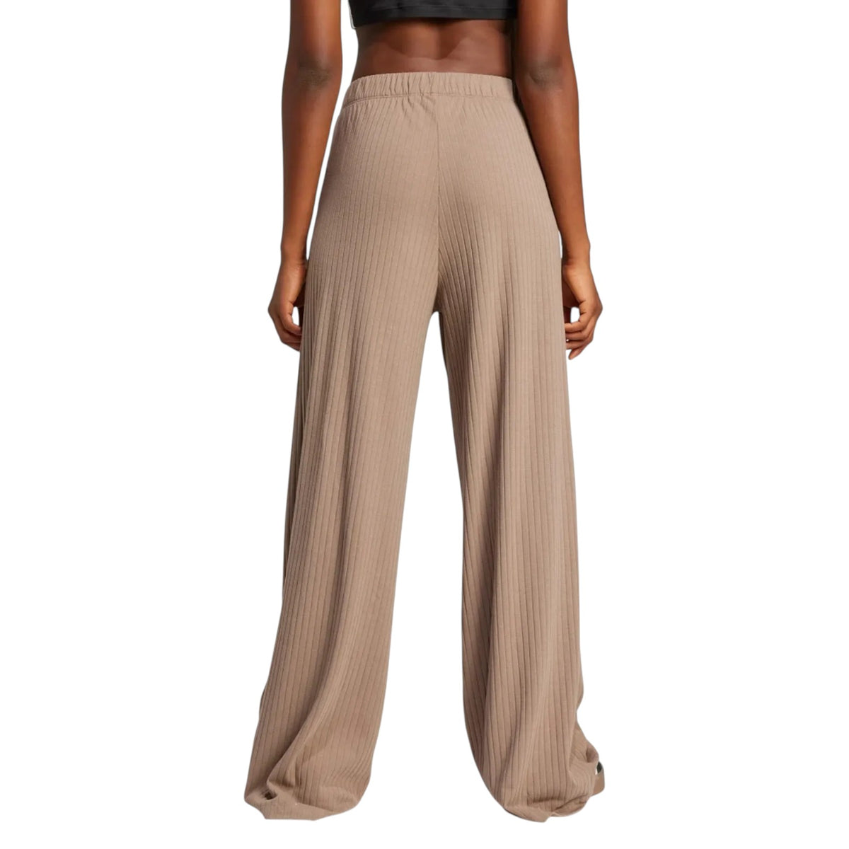 adidas Originals Women's Essentials Wide Rib Pants - Brown