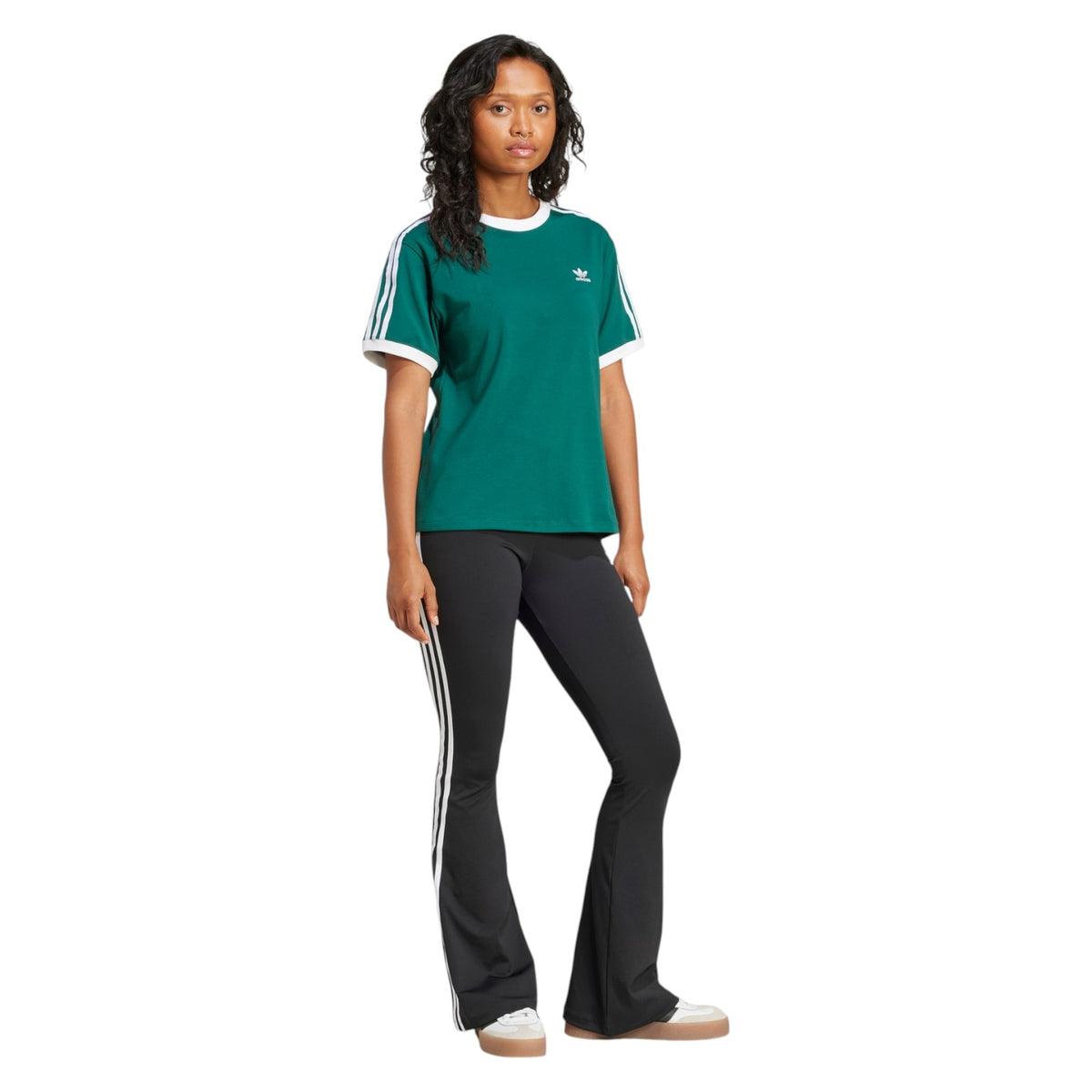 adidas Originals Women's 3-Stripes Tee - Green