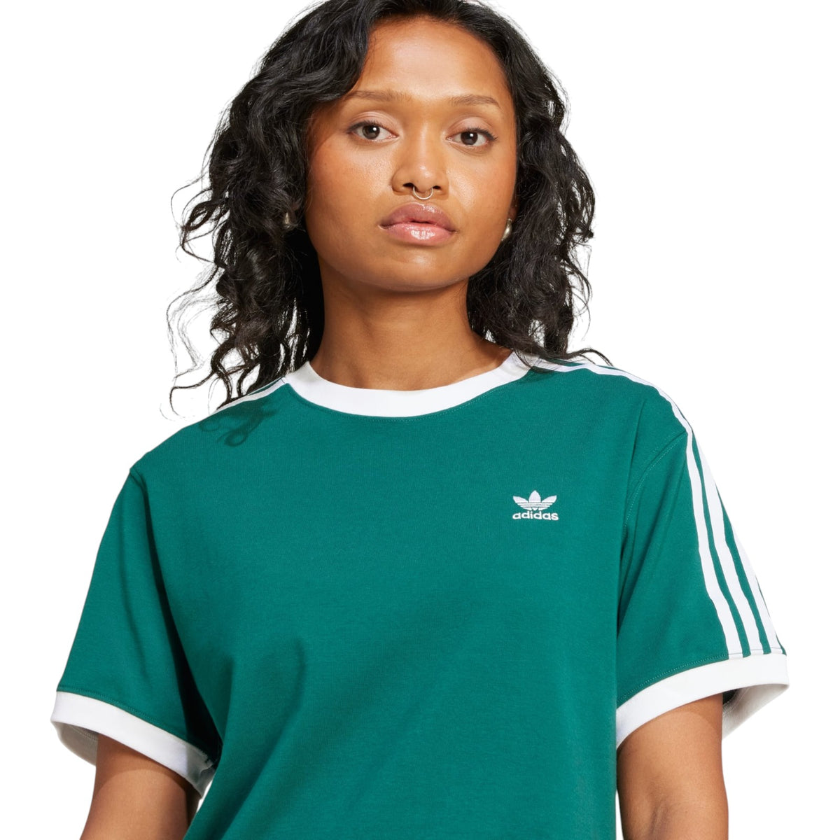 adidas Originals Women's 3-Stripes Tee - Green