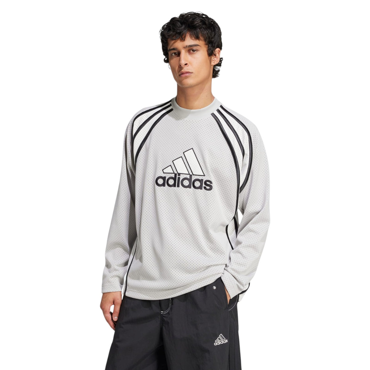 adidas Originals Warm-Up Top Sweatshirt - Grey