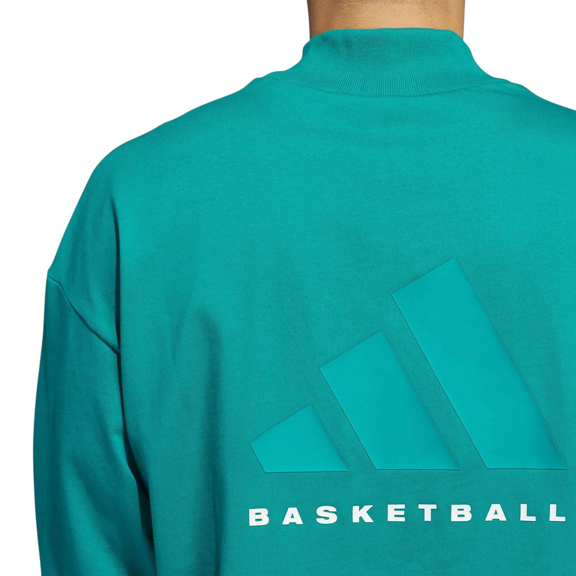 adidas Basketball Long Sleeve Top - Green