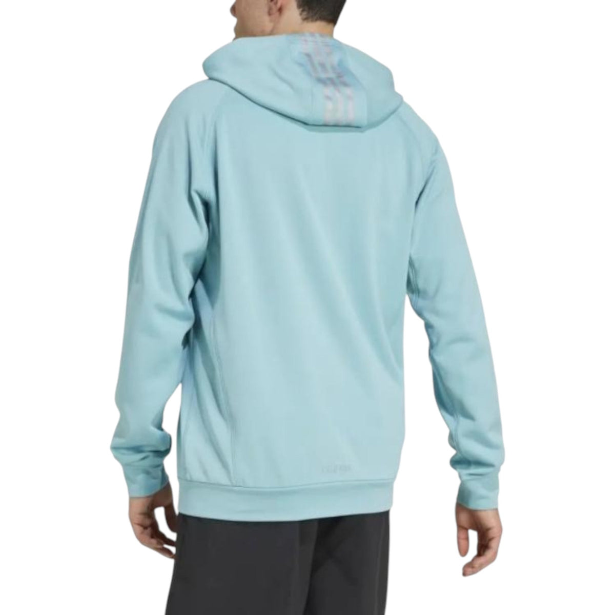 adidas Game and Go Training Big Logo 3-Stripes Full-Zip Hoodie - Green