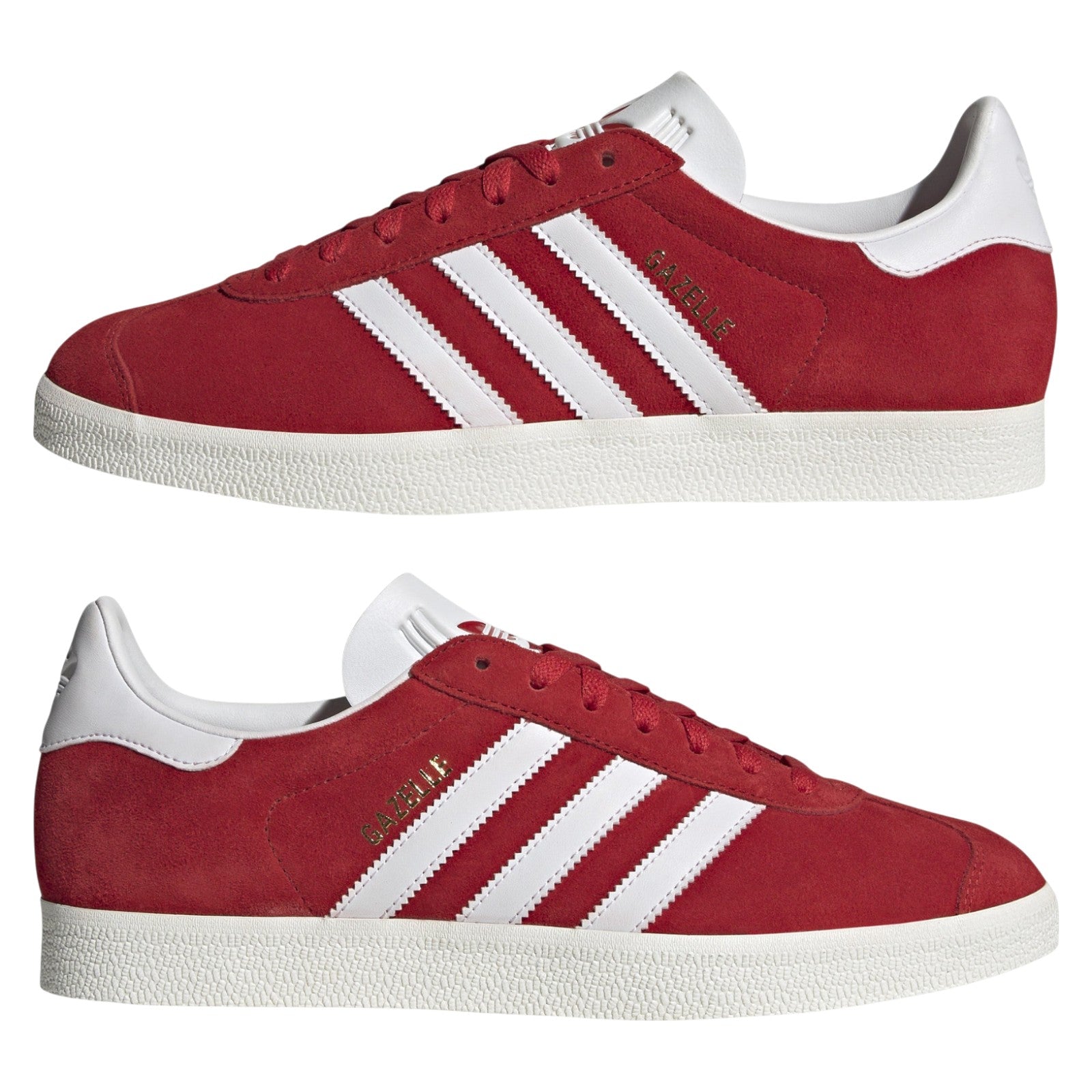 adidas Originals Gazelle Trefoil Shoe - Better Scarlet / White