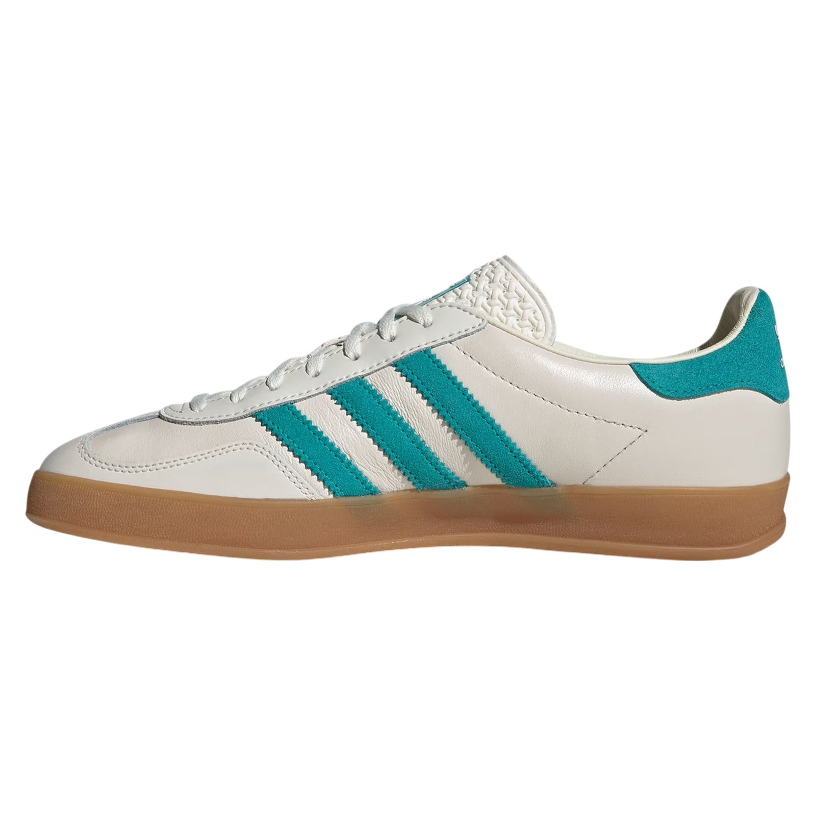 adidas Originals Gazelle Indoor Shoes - Chalk White / Turquoise