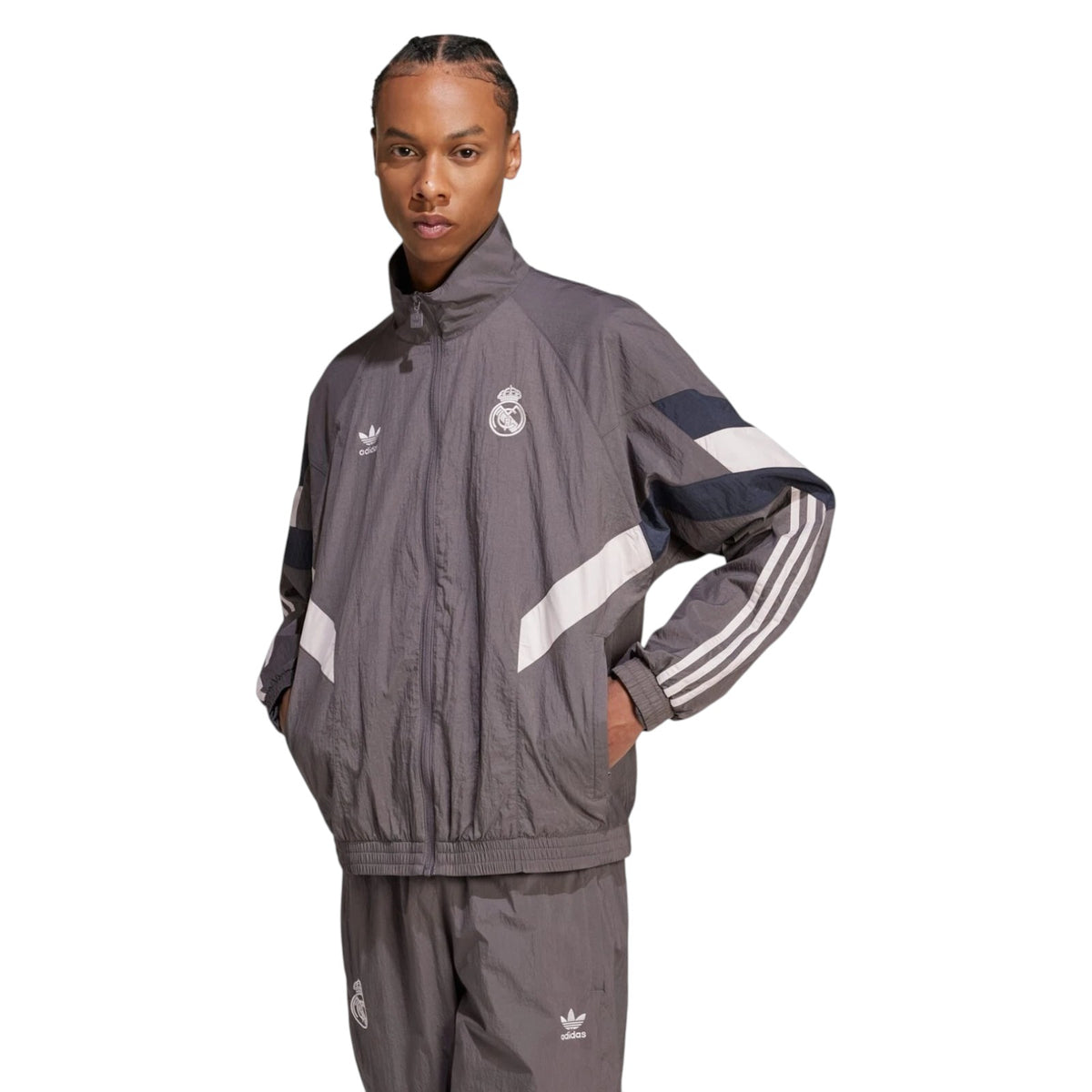 adidas Originals Real Madrid Track Top - Charcoal