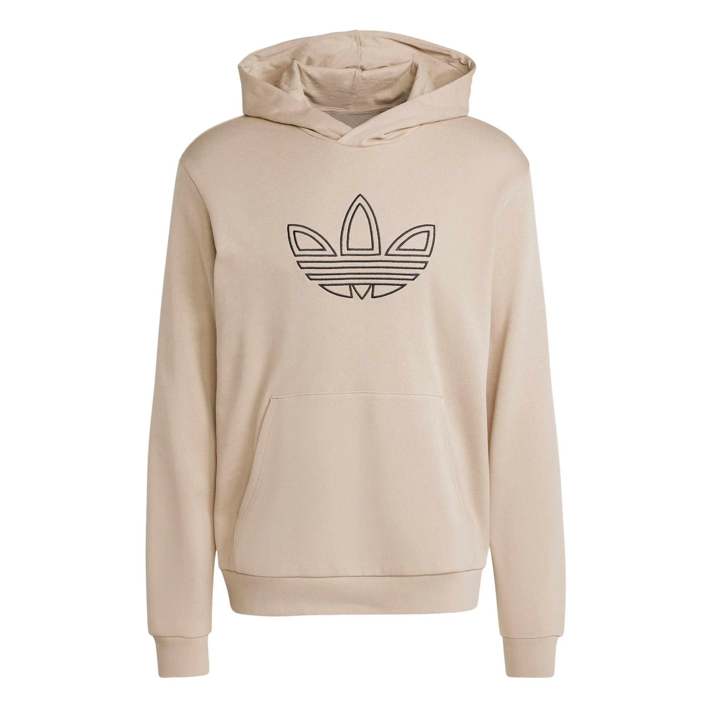 adidas Originals Outlined Trefoil Hoodie - Wonder Beige - ViaductClothing