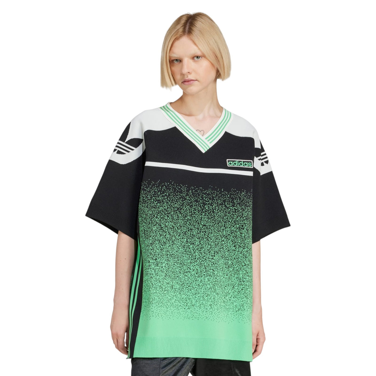 adidas Originals Women's Basketball Long Tee - Semi Screaming Green