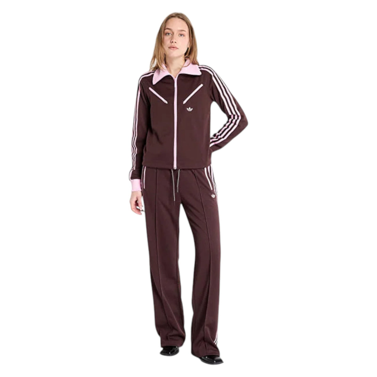 adidas Originals Women's Adicolor 70s Montreal Track Top - Brown