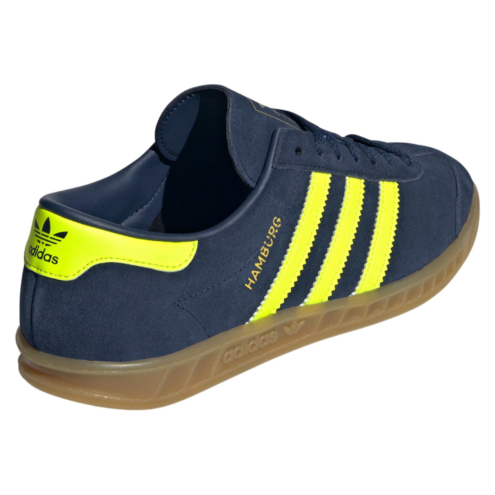 adidas Originals Womens Hamburg Shoes - Night Indigo / Solar Yellow