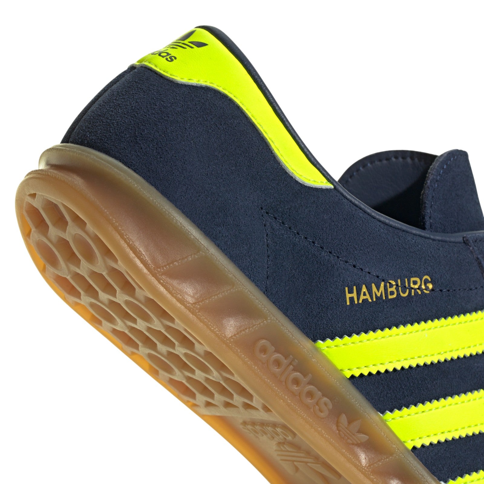 adidas Originals Womens Hamburg Shoes - Night Indigo / Solar Yellow