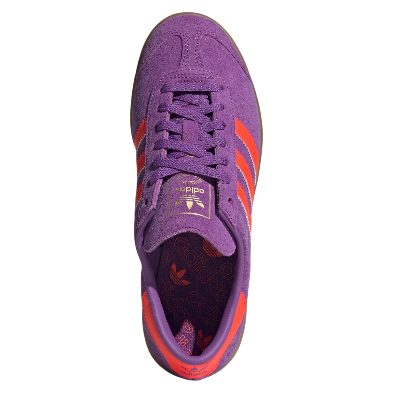 adidas Originals Womens Hamburg Shoes - Active Purple / Solar Red