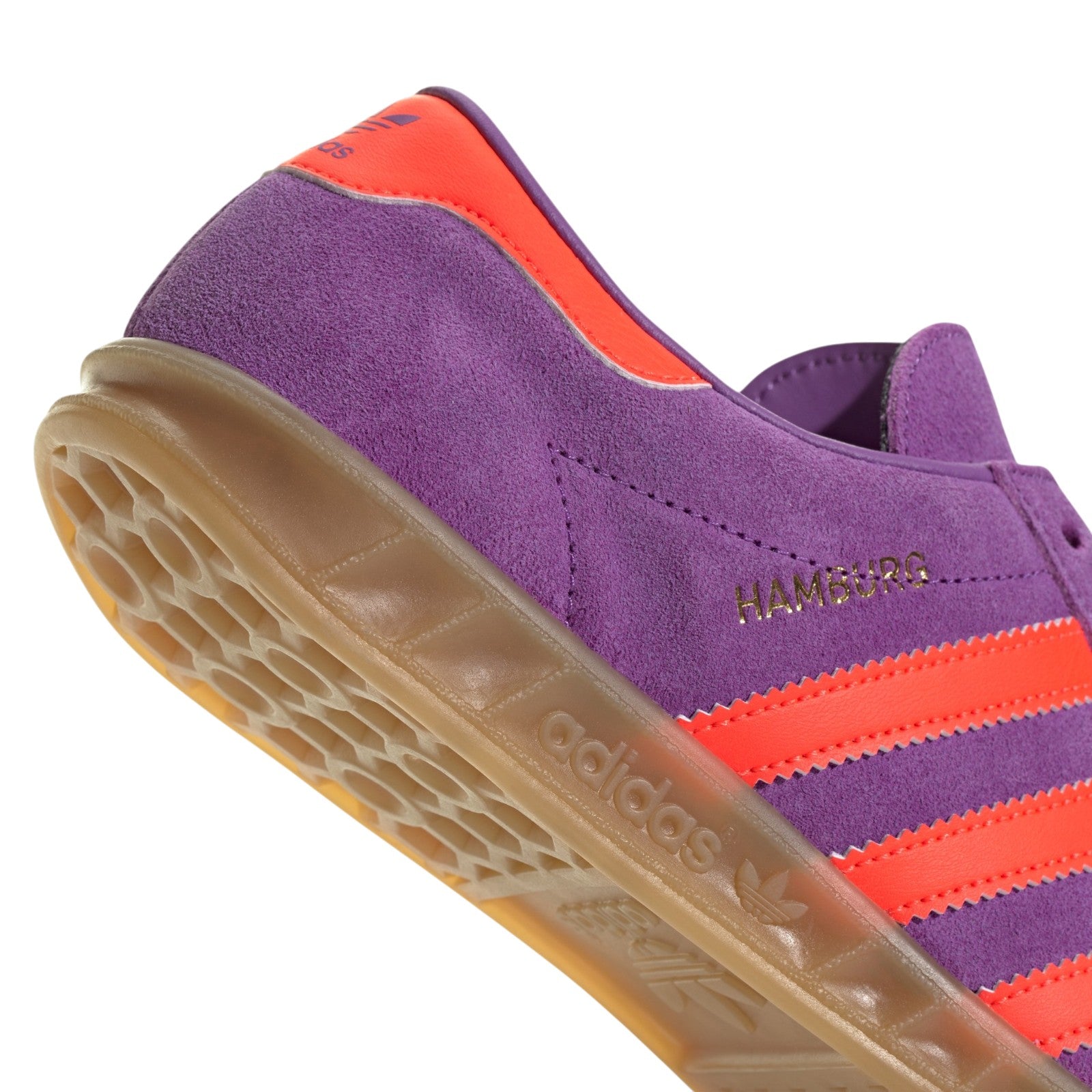 adidas Originals Womens Hamburg Shoes - Active Purple / Solar Red
