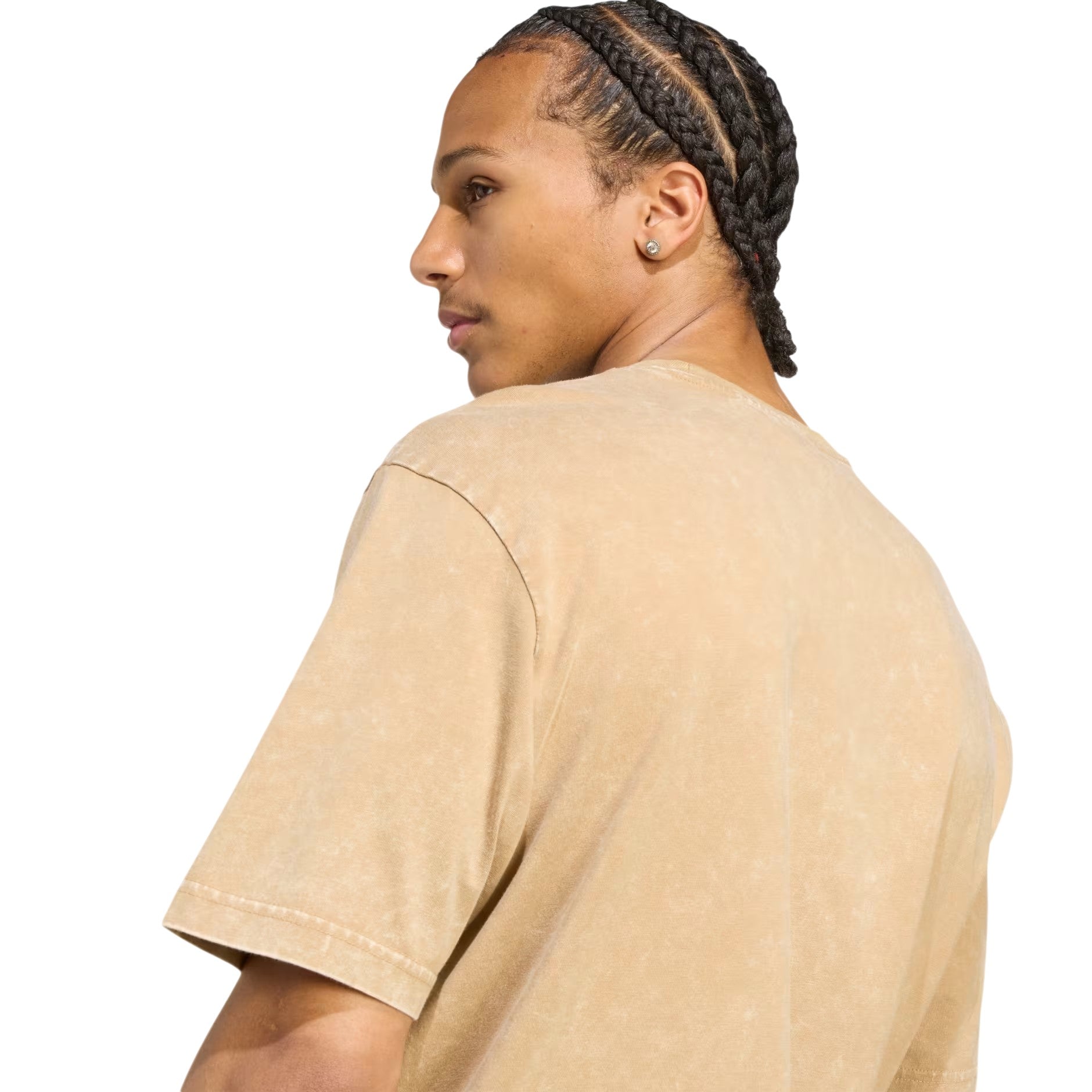 adidas Originals Washed Crew Neck T Shirt - Cardboard Brown