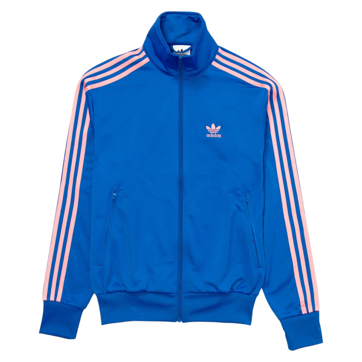 adidas Originals Adicolor Firebird Track Top - Blue / Semi Spark Pink