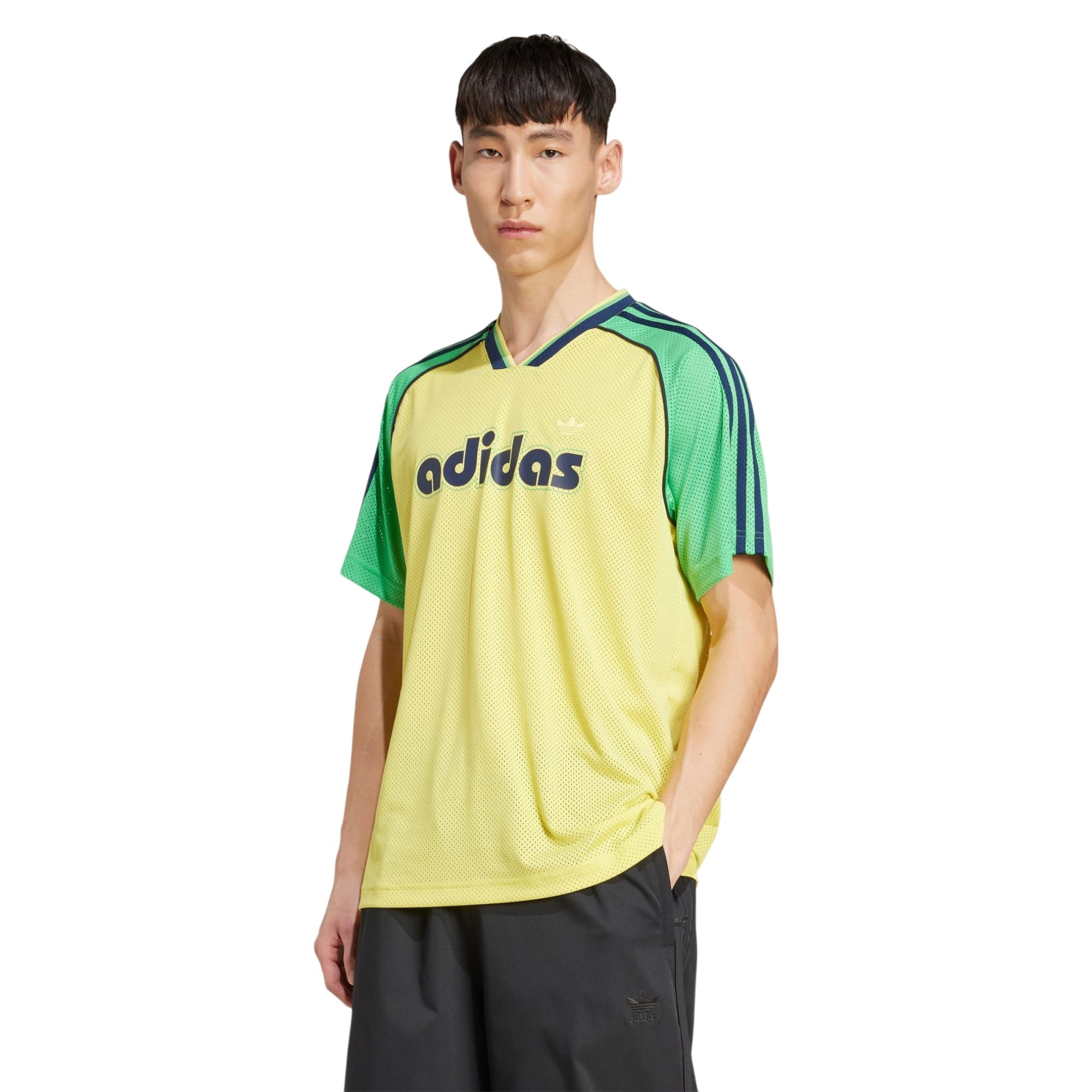adidas Originals Men's Sports Jersey - Pure Sulfur Yellow