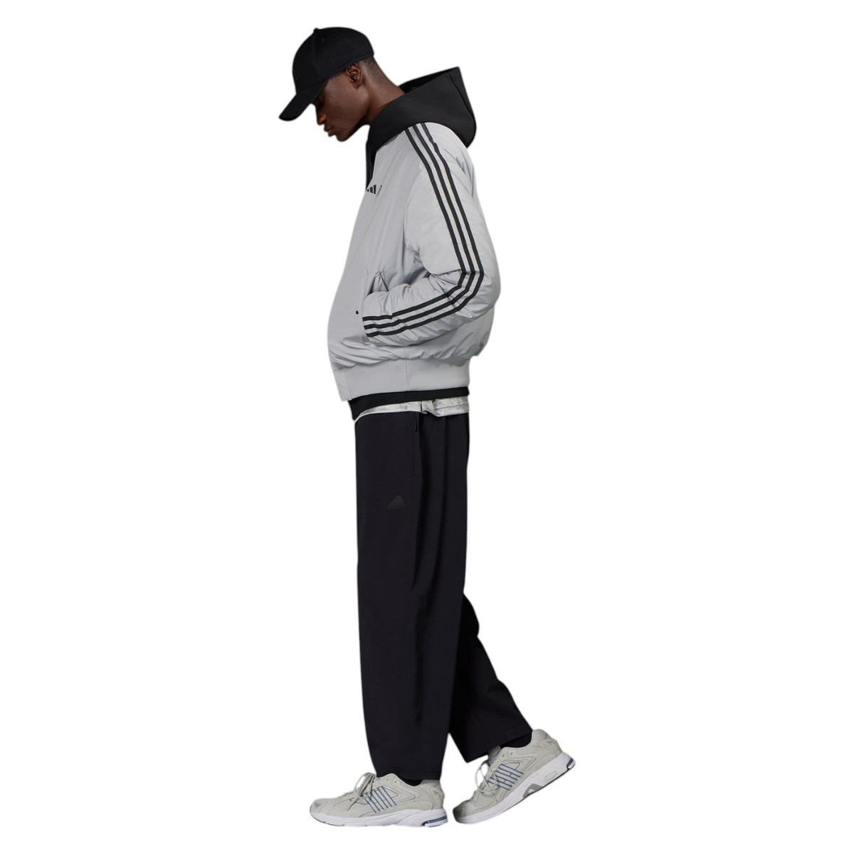 adidas Juventus x NASA-inspired LFSTLR Reversible Bomber Jacket - Black