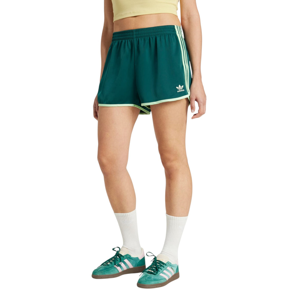 adidas Originals Adicolor 3-Stripes Sprinter Shorts - Green
