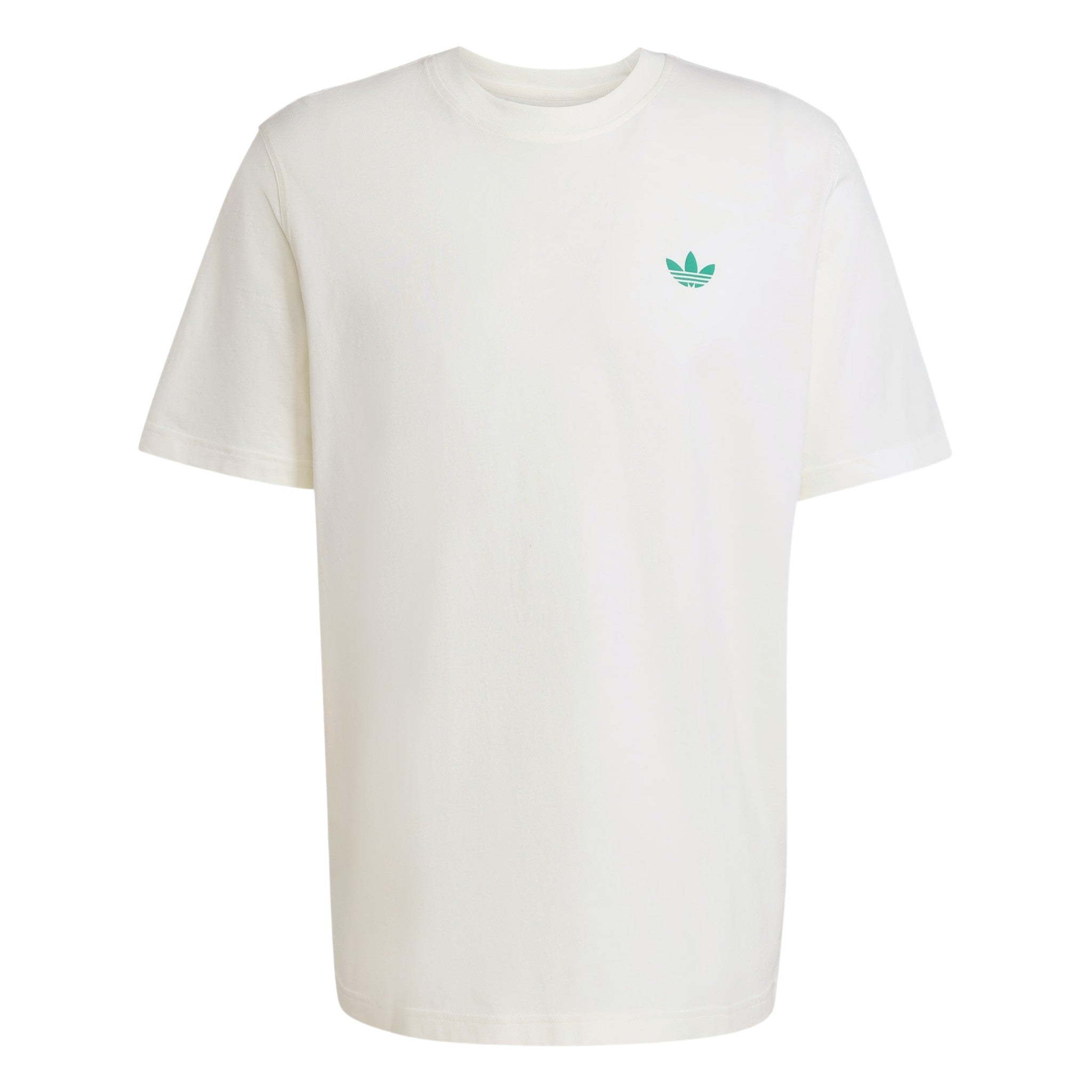 adidas Originals Orange Graphic Loose T-Shirt - Off White