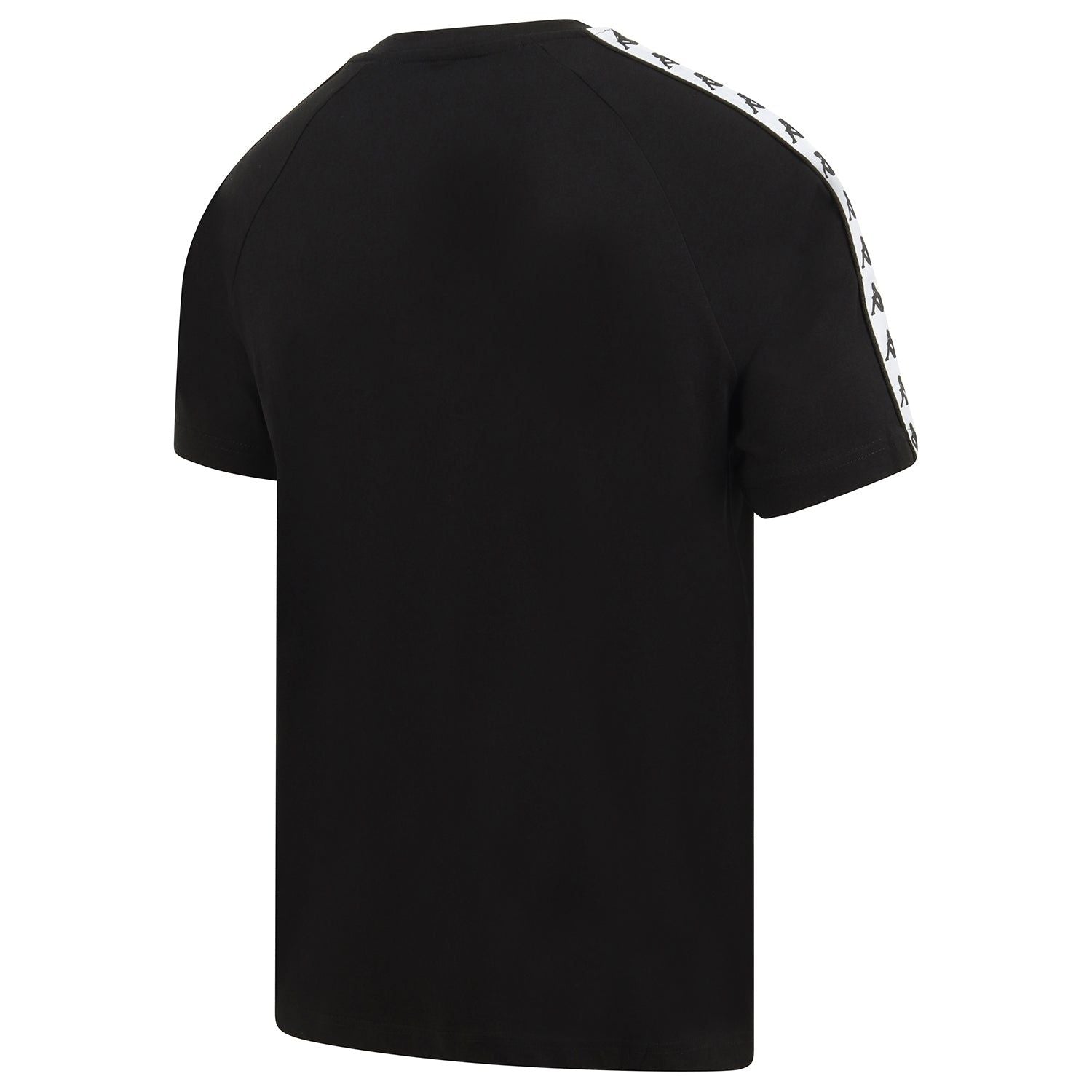Kappa 222 Banda Coen Auth T Shirt - Black - ViaductClothing - -