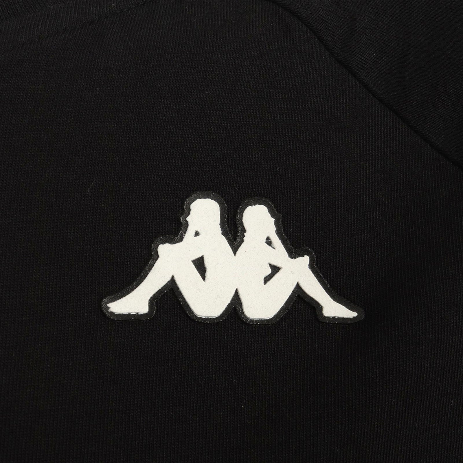 Kappa 222 Banda Coen Auth T Shirt - Black - ViaductClothing - -