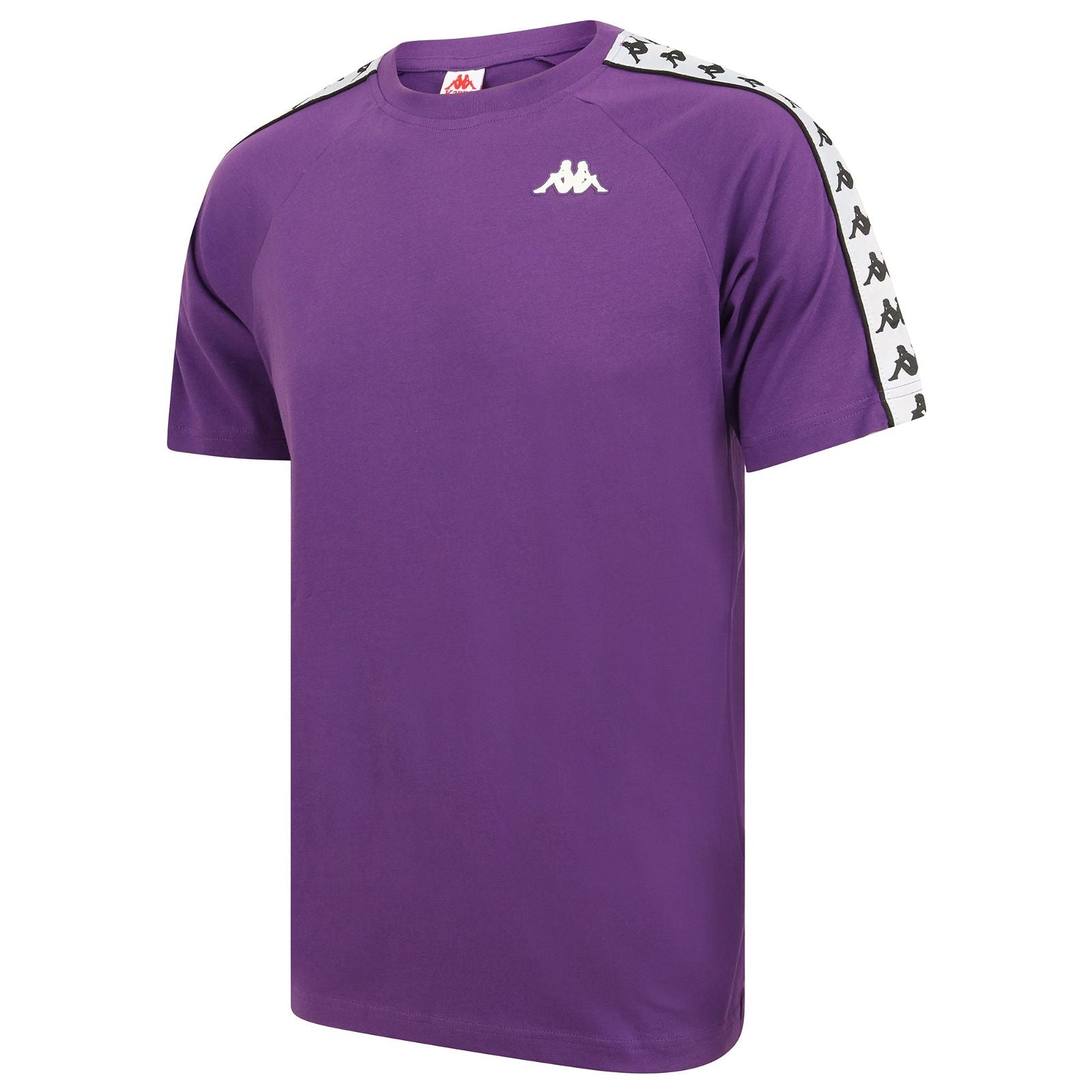 Kappa 222 Banda Coen Auth T Shirt - Purple - ViaductClothing - -
