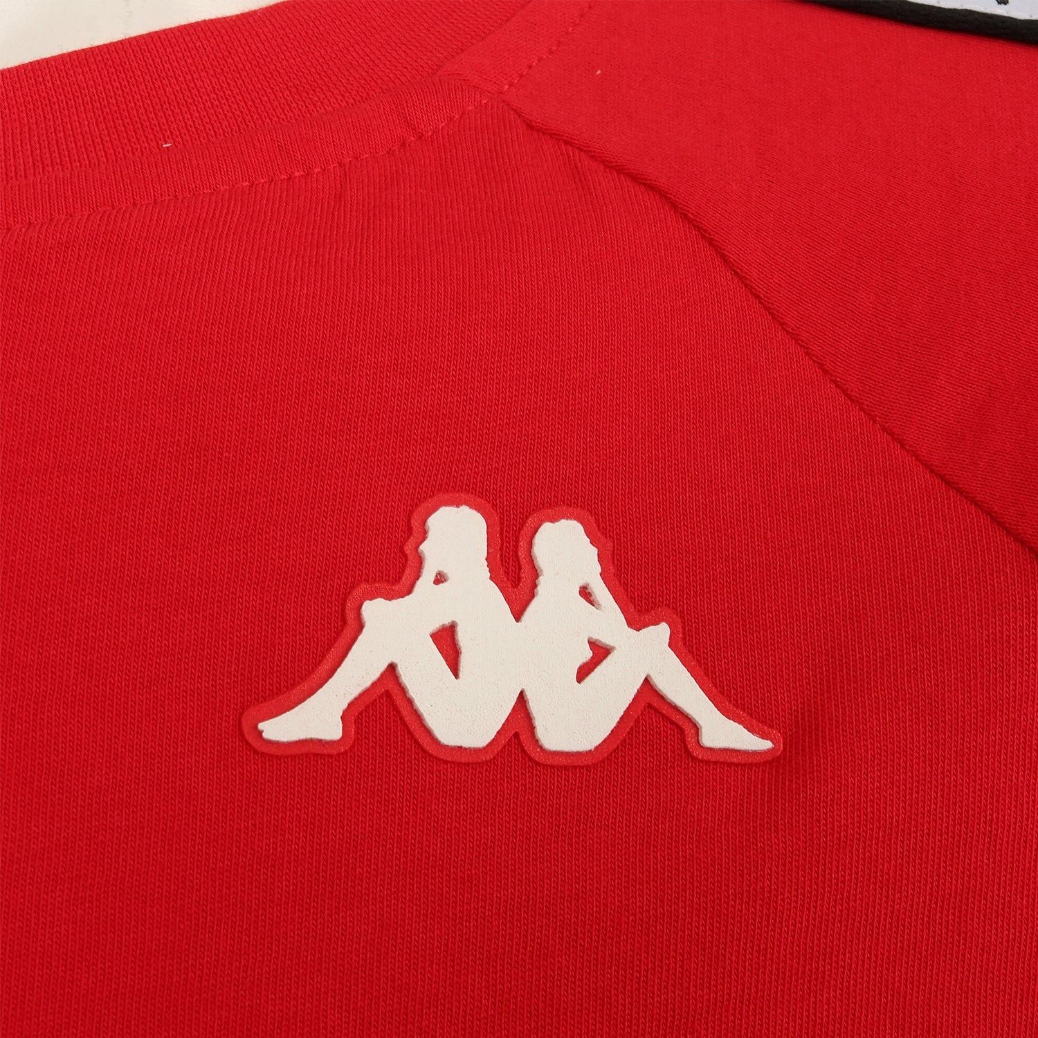 Kappa 222 Banda Coen Auth T Shirt - Red - ViaductClothing - -