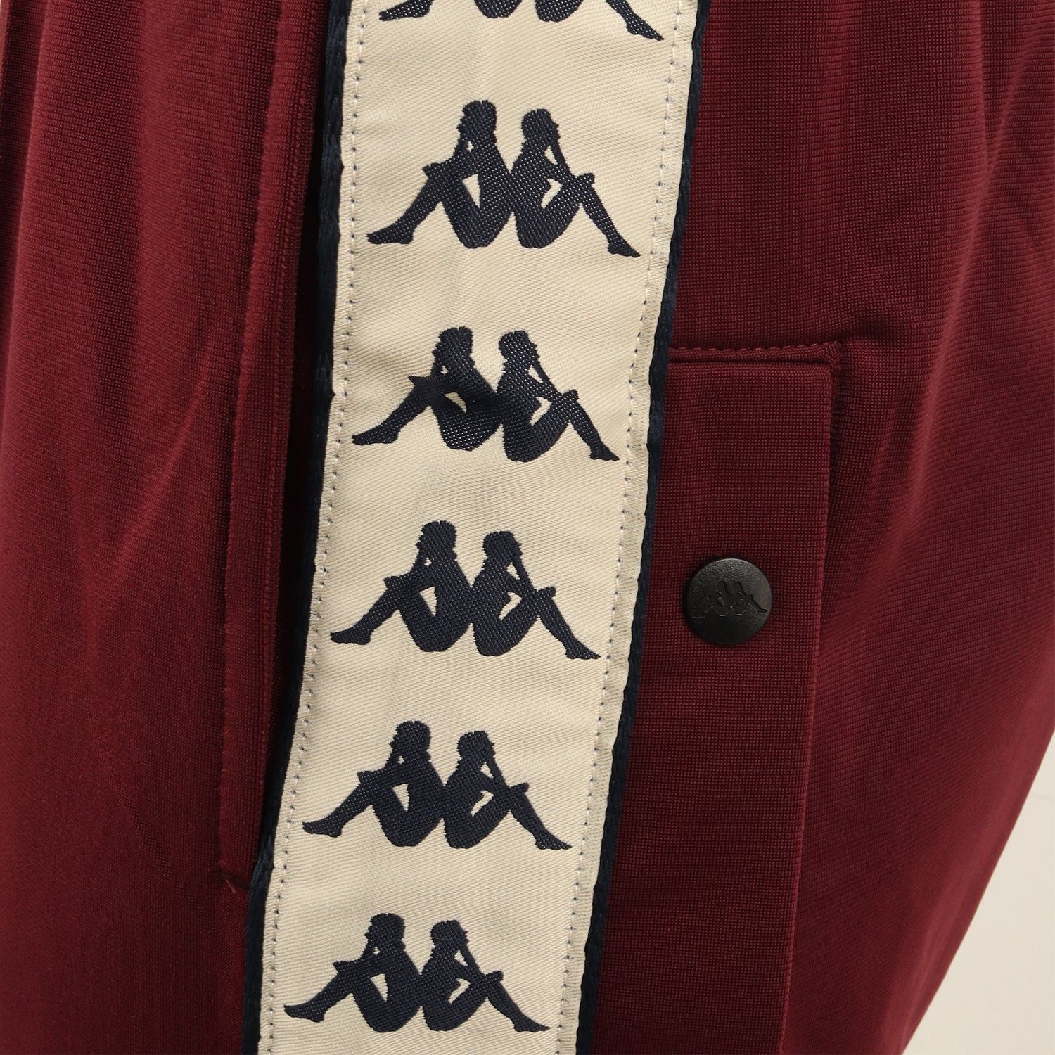 Kappa Auth Astoria Track Pants - Burgundy - ViaductClothing - -