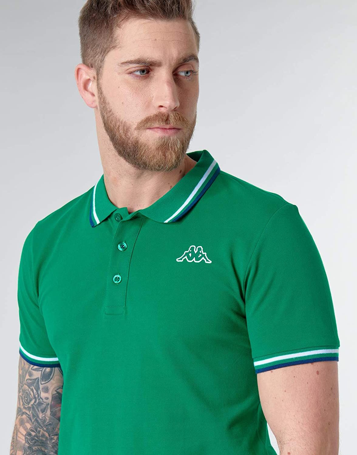 Kappa Esmo Polo Shirt - Green - ViaductClothing - -