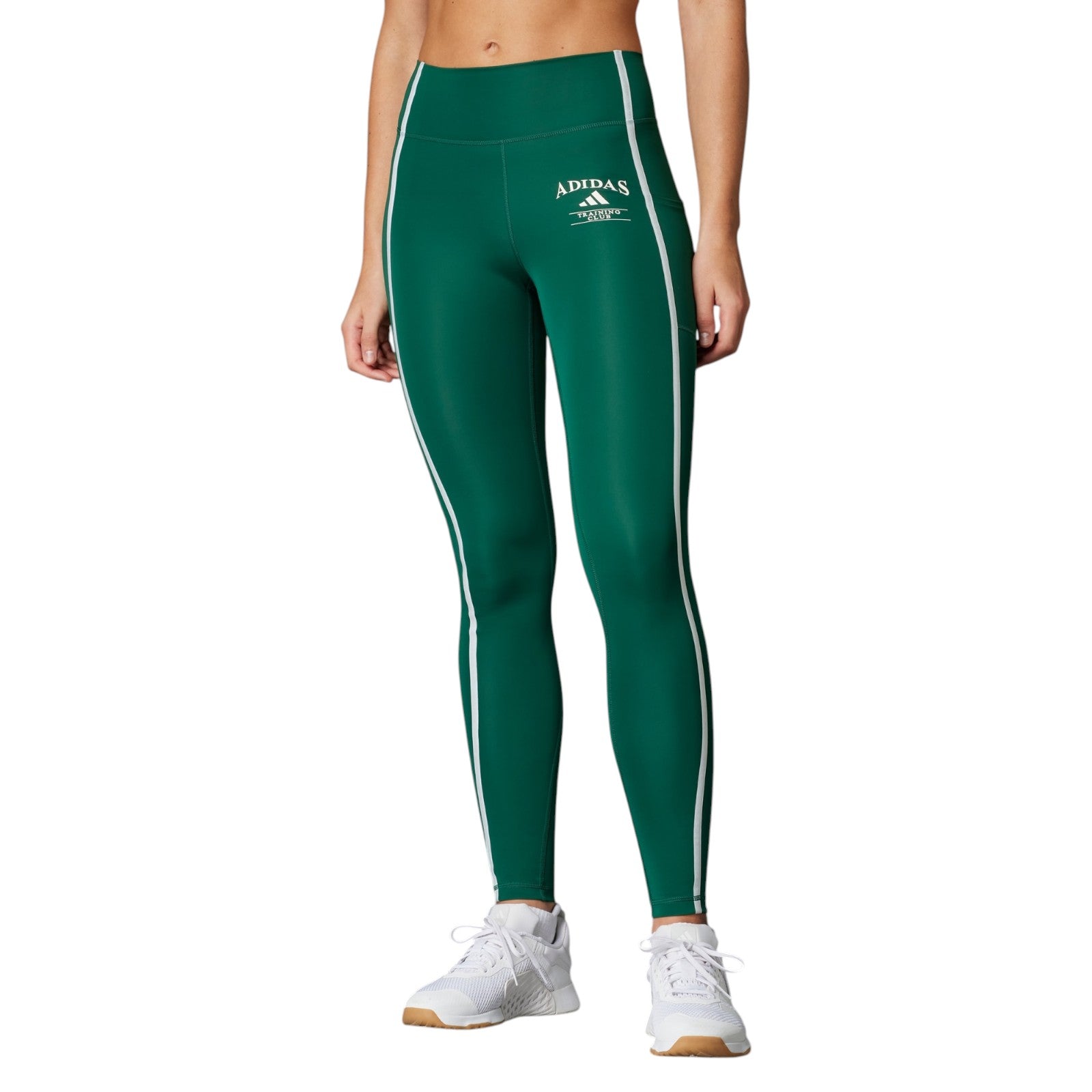 adidas Originals Women's Optime Heritage Full-Length Leggings - Collegiate Green
