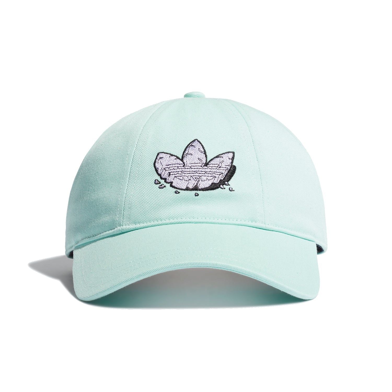adidas Originals Dino Graphic Baseball Hat - Clear Mint / Light Purple - ViaductClothing - -