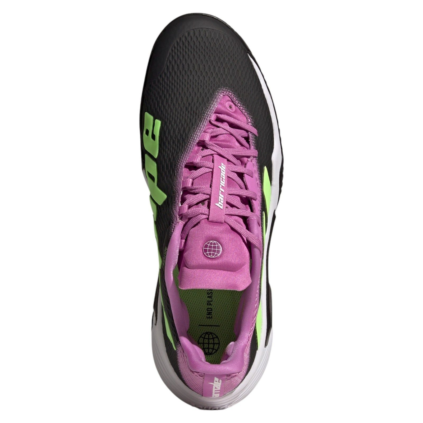 adidas Barricade Tennis Shoes - Carbon Pulse / Lilac - ViaductClothing - -
