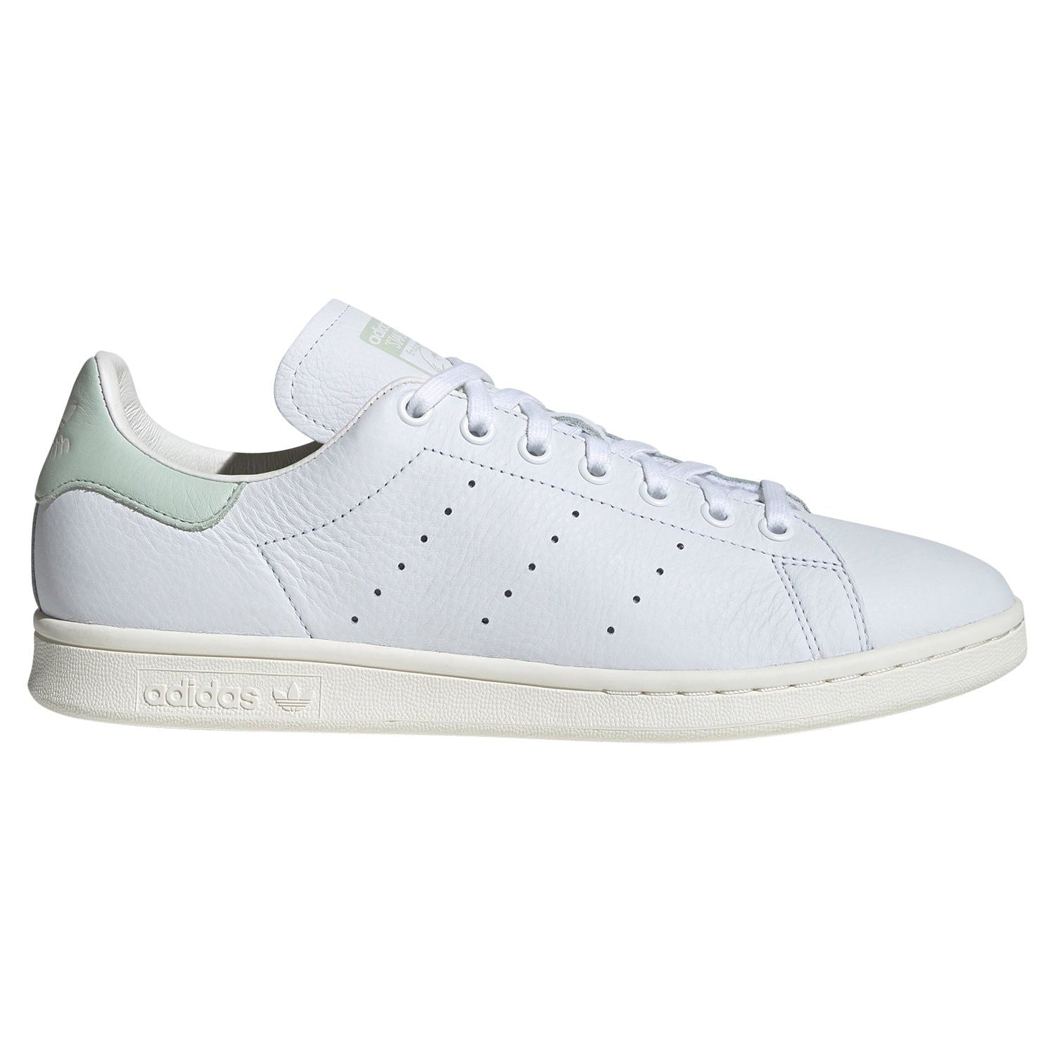 adidas Originals Stan Smith Shoes - White/Linen Green - ViaductClothing - -
