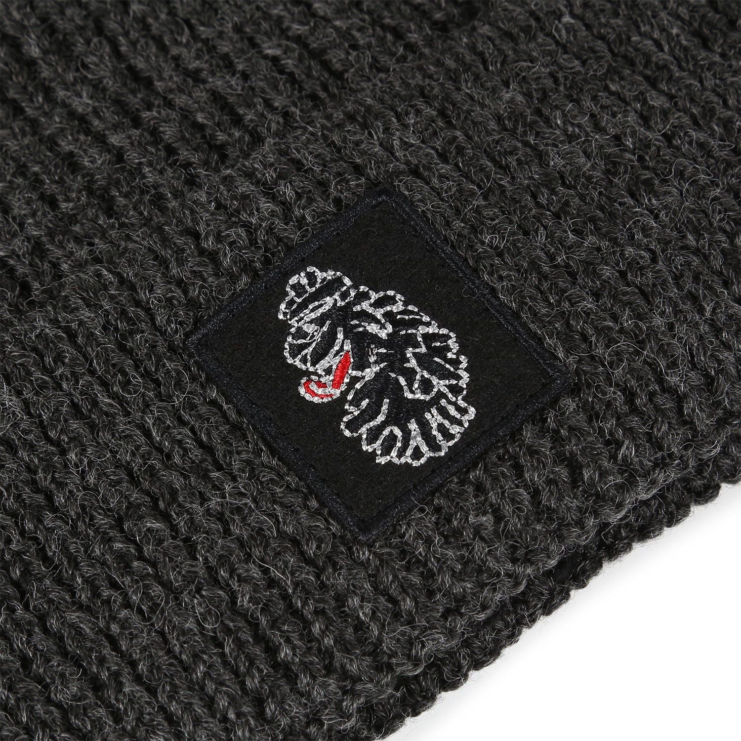 Luke 1977 Nash Rib Beanie - Marl Charcoal - ViaductClothing - -