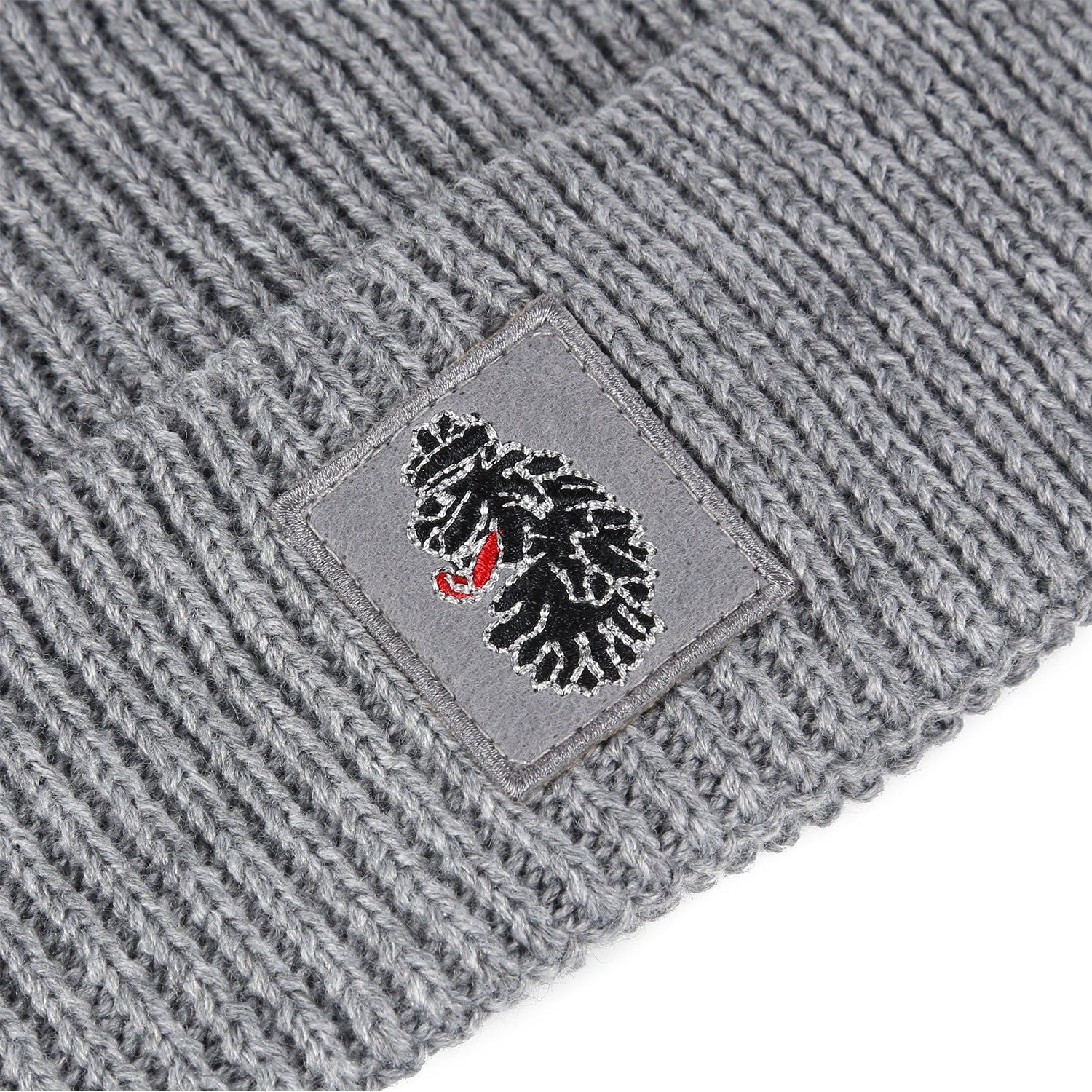 Luke 1977 Nash Rib Beanie - Mid Marl Grey - ViaductClothing - -