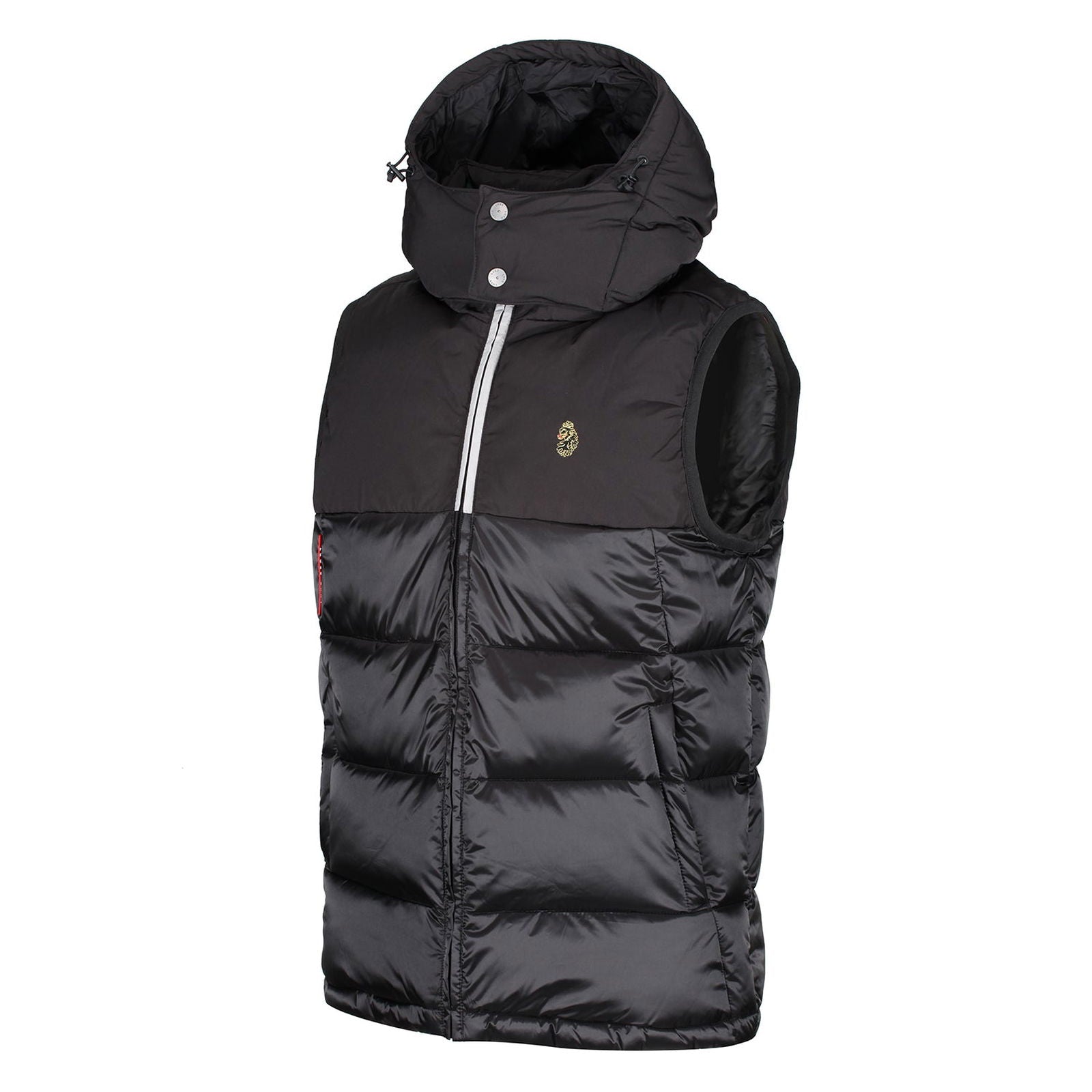 Luke 1977 Sumners Stories Padded Gilet Jacket - Jet Black - ViaductClothing - -