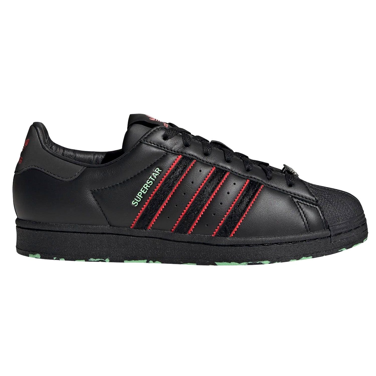adidas Originals Unisex Superstar Monster Pack Haloween Shoes - Black/Mint - ViaductClothing - -