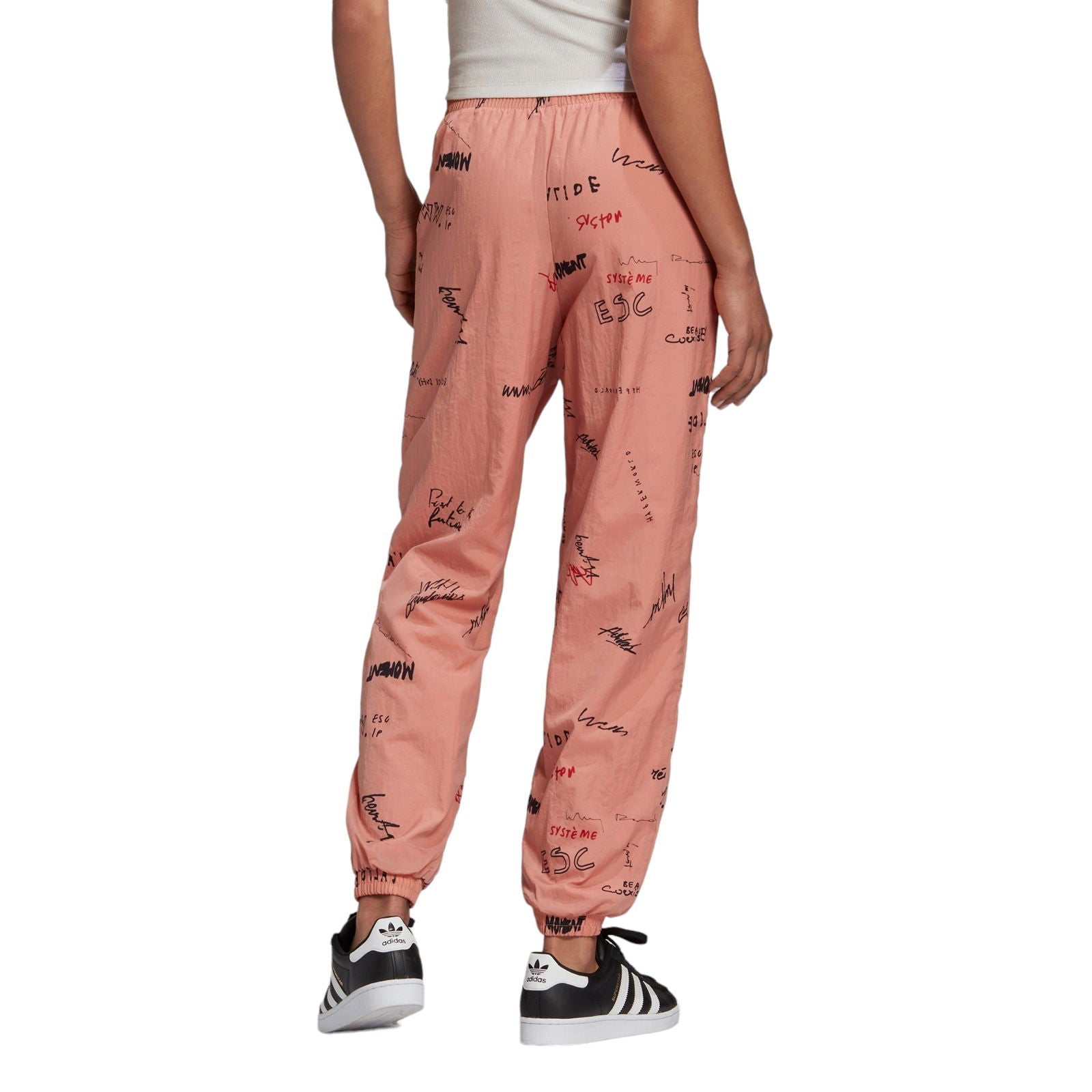 adidas Originals Women's R.Y.V. Track Pants - Trace Pink / Multicolor - ViaductClothing - -