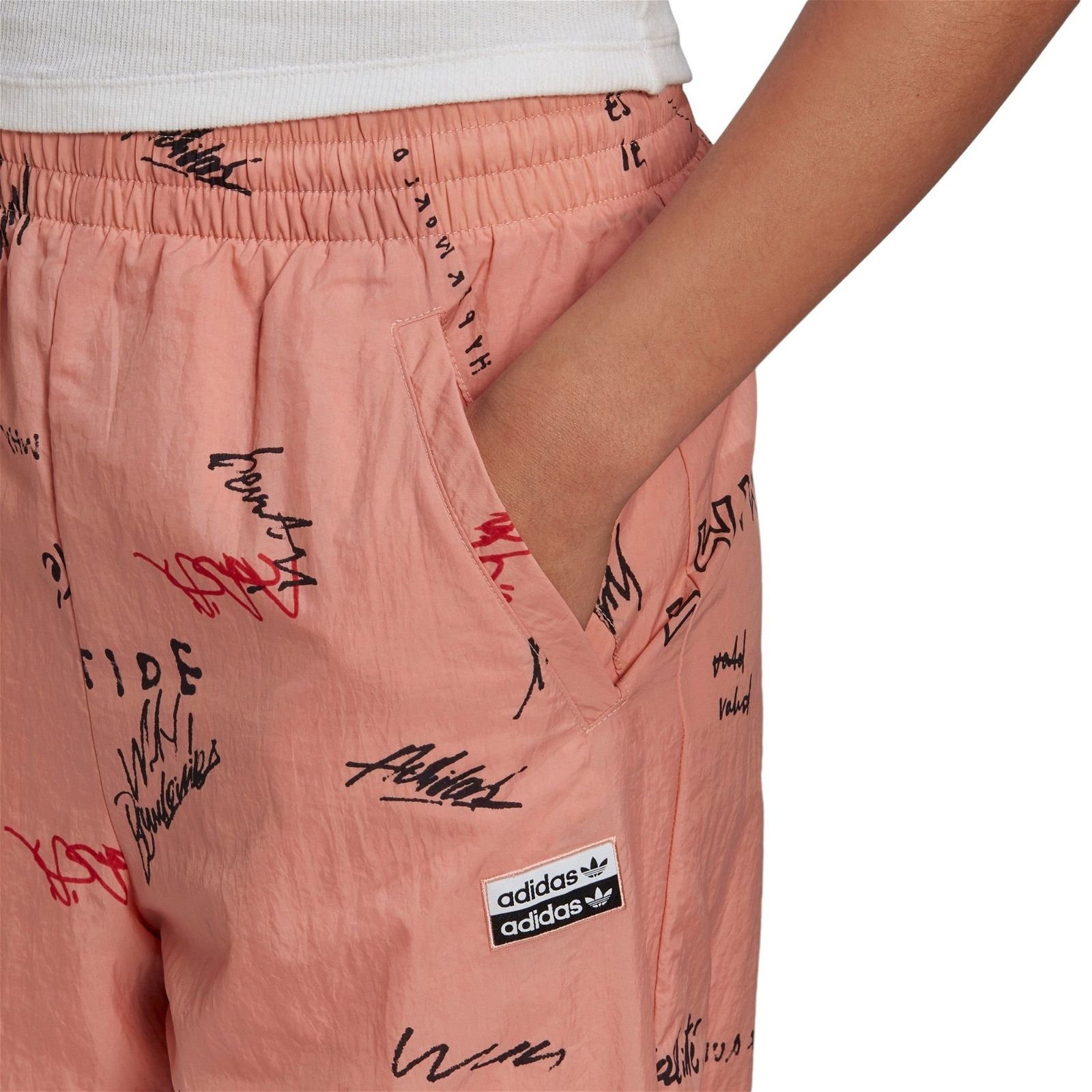 adidas Originals Women's R.Y.V. Track Pants - Trace Pink / Multicolor - ViaductClothing - -