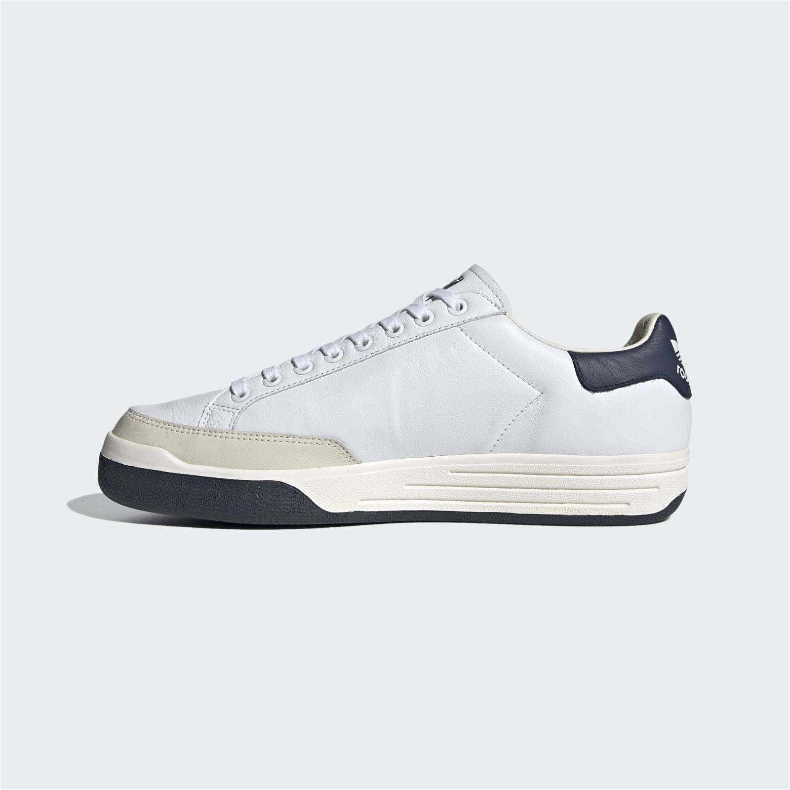 adidas Originals Unisex Rod Laver Shoes - White / Navy - ViaductClothing - -