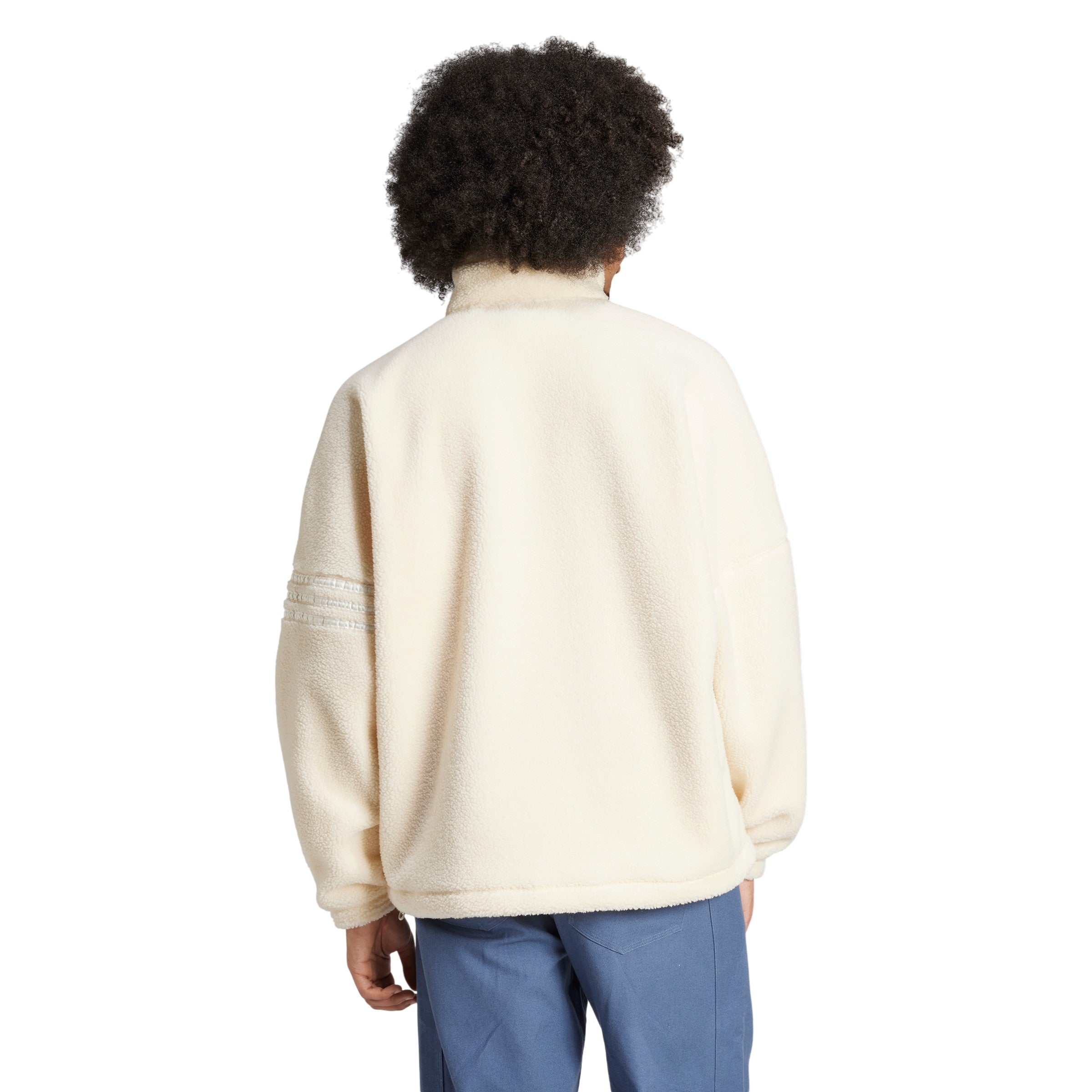 adidas Originals Neuclassics Polar Fleece 1/2 Zip Sweatshirt - White